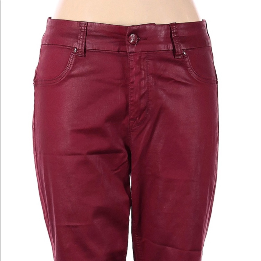 Melissa McCarthy Seven 7 Pencil Jeans Red 20W